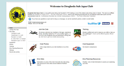 Desktop Screenshot of droghedasubaqua.com